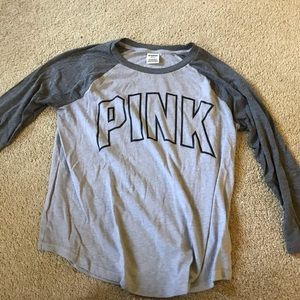 Pink 3/4 sleeve top